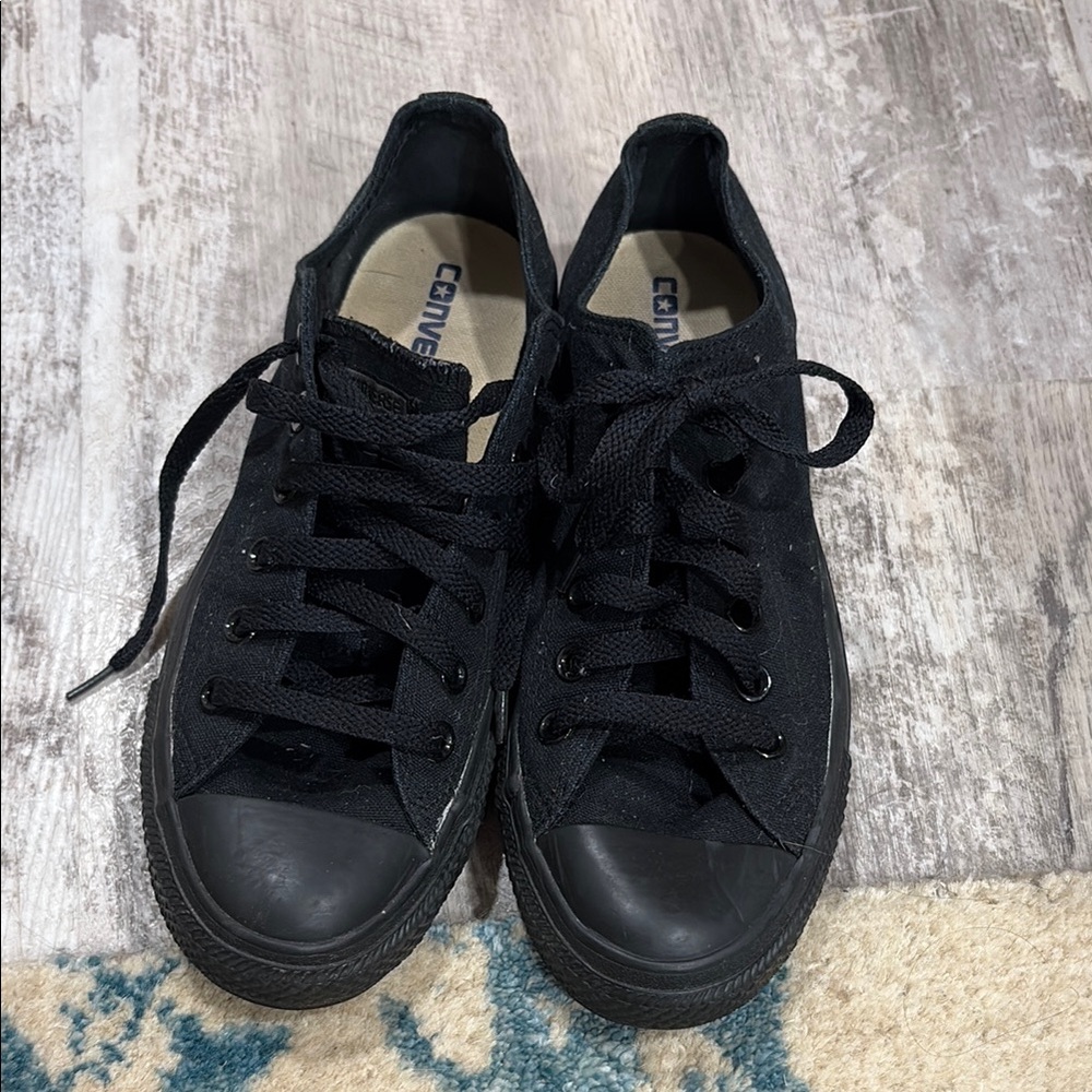 Converse All Stars - Black Canvas Sneakers